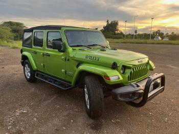 4 Door Jeep Wrangler Green